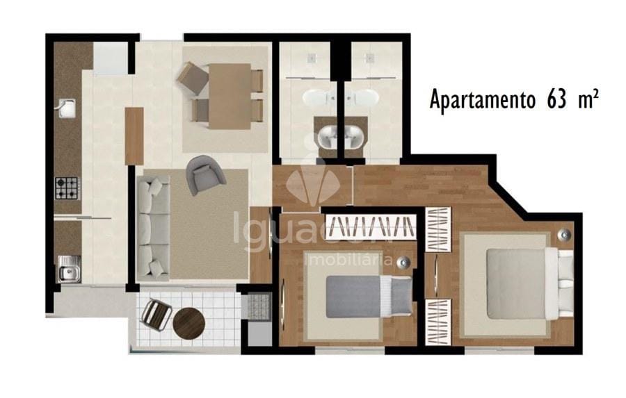 Apartamento com 02 Dormitórios sendo 01 Suíte no Residencial Neo na Vila Maracanã — foto 28
