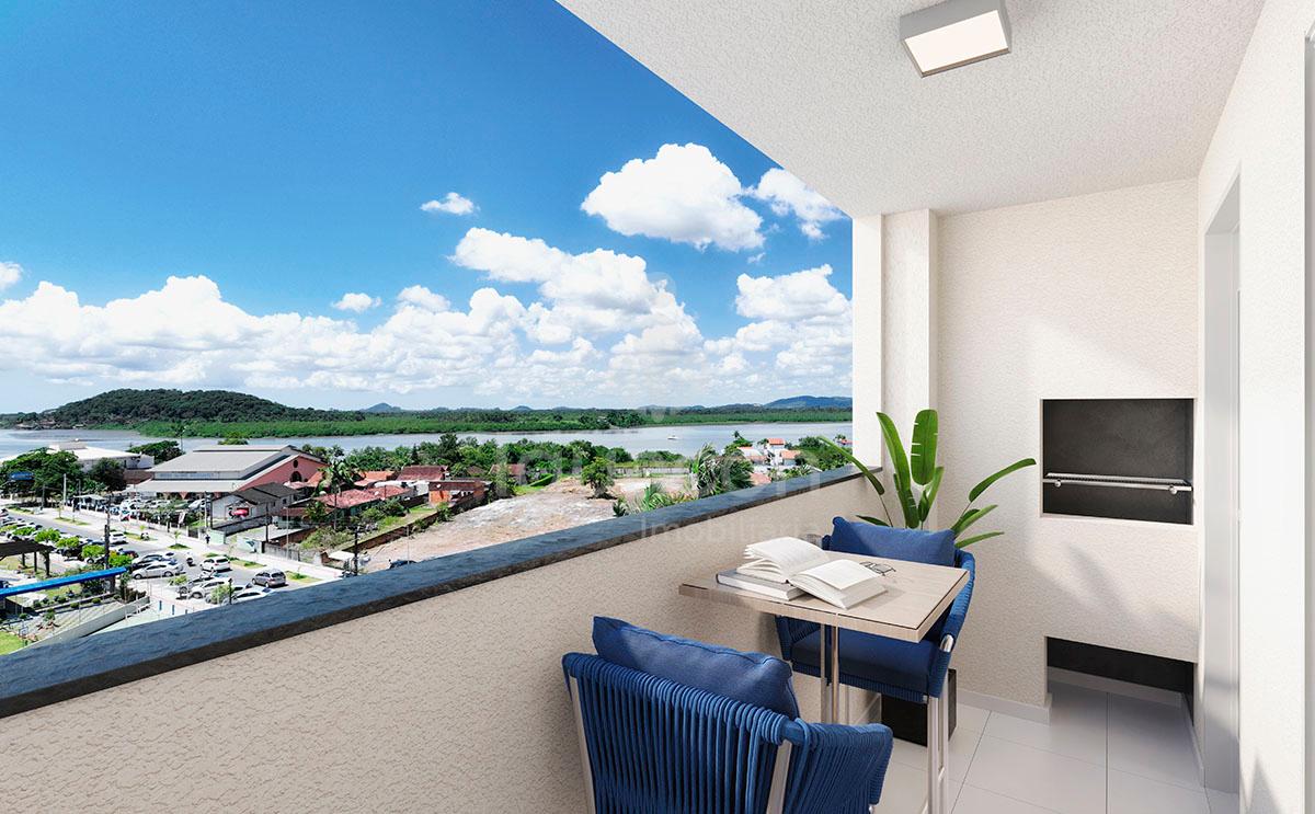 Apartamentos com 02 Dormitórios e Sacada com Churrasqueira no Polinésia Urban Club em Joinville — Espinheiros · Joinville