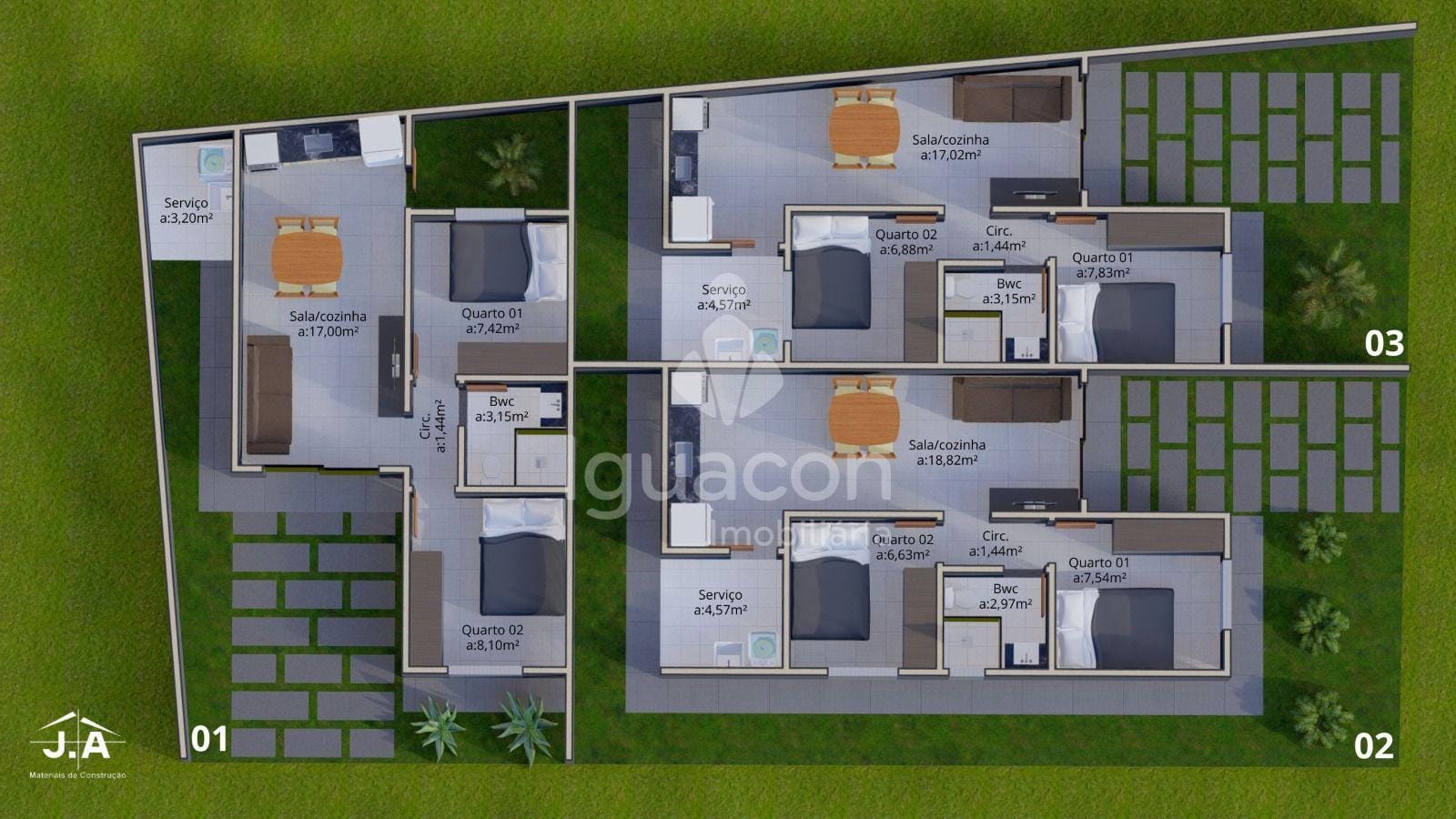 Casa com 2 dormitórios à venda, Jardim Santa Rita, FOZ DO IGUACU - PR — foto 2